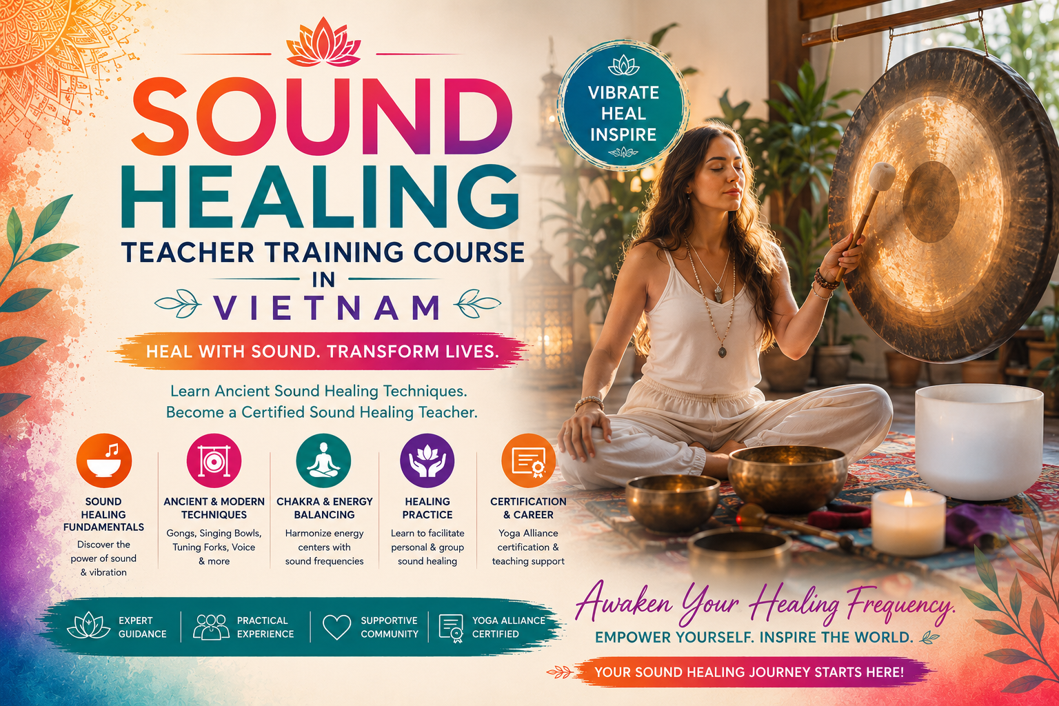 Sound Healing Teacher Training Course in Vietnam
