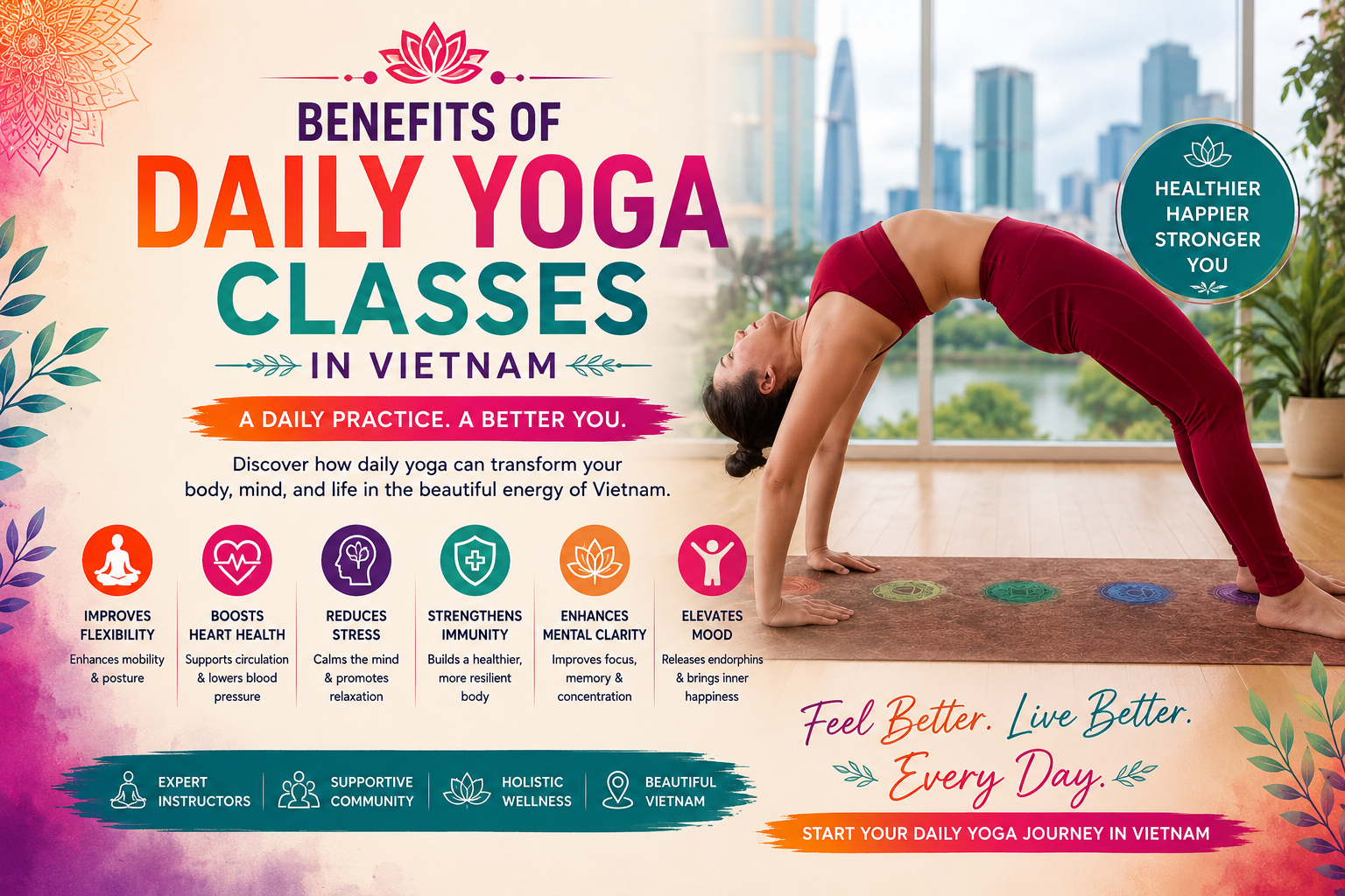 Benefits of Daily Yoga Classes In Vietnam 