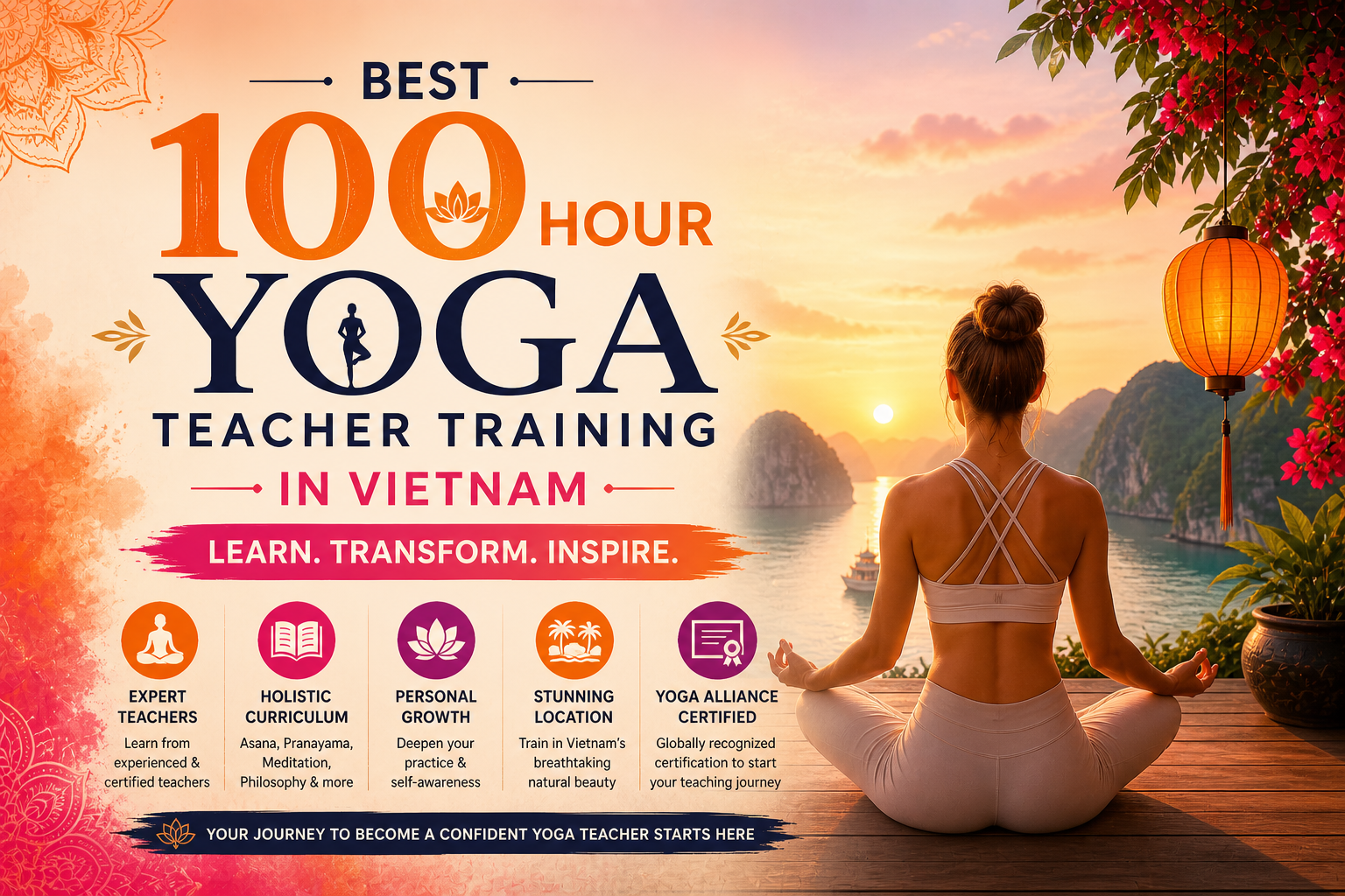 Best 100 Hour Yoga Teacher Training in Vietnam