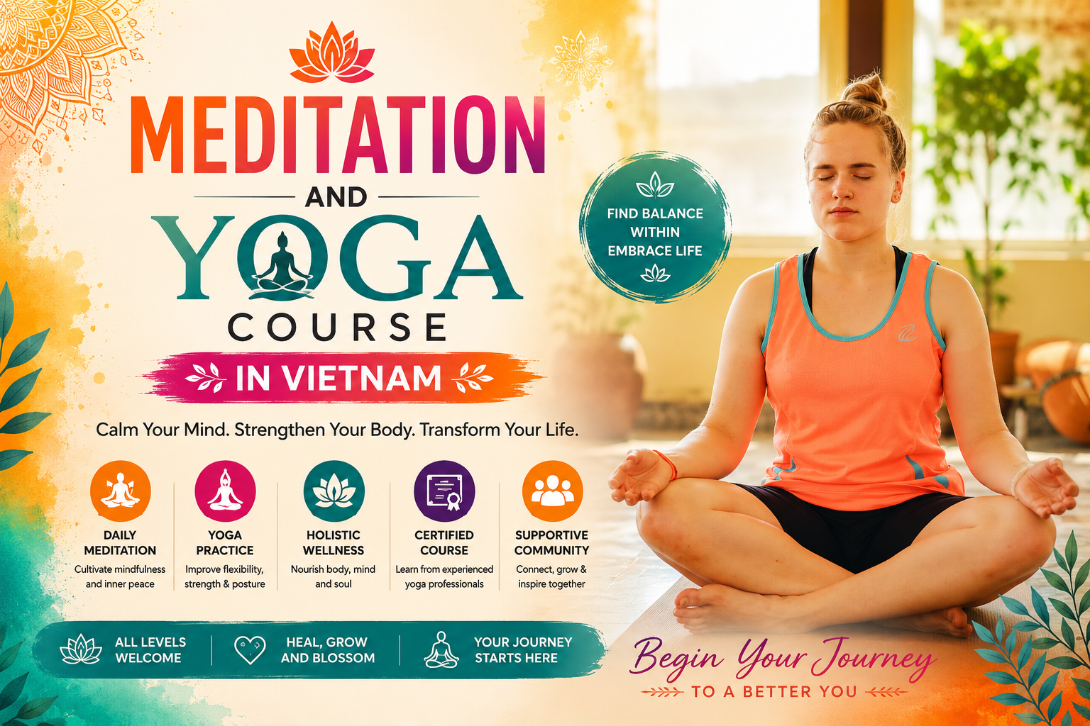 Meditation And Yoga Course In Vietnam