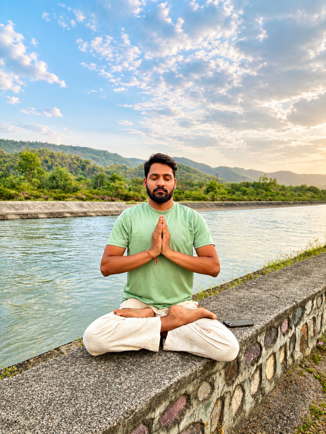 yoga master at Shiva Flow Vietnam