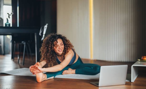 Private online yoga session