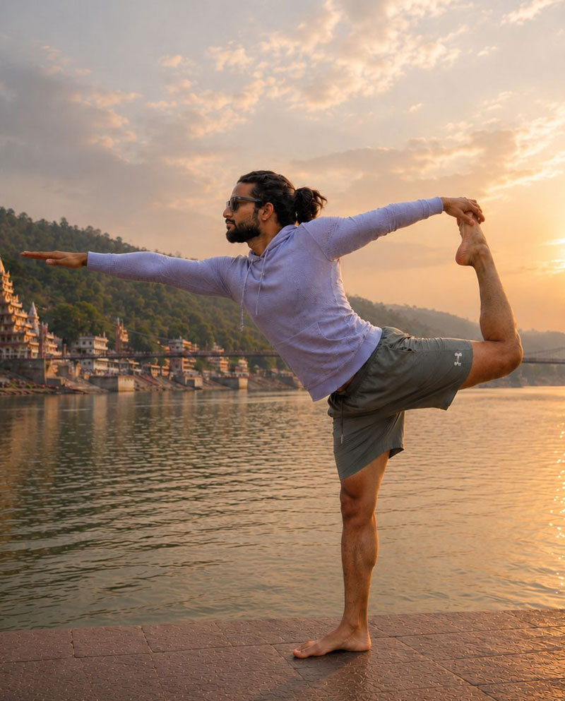 yoga master at Shiva Flow Vietnam